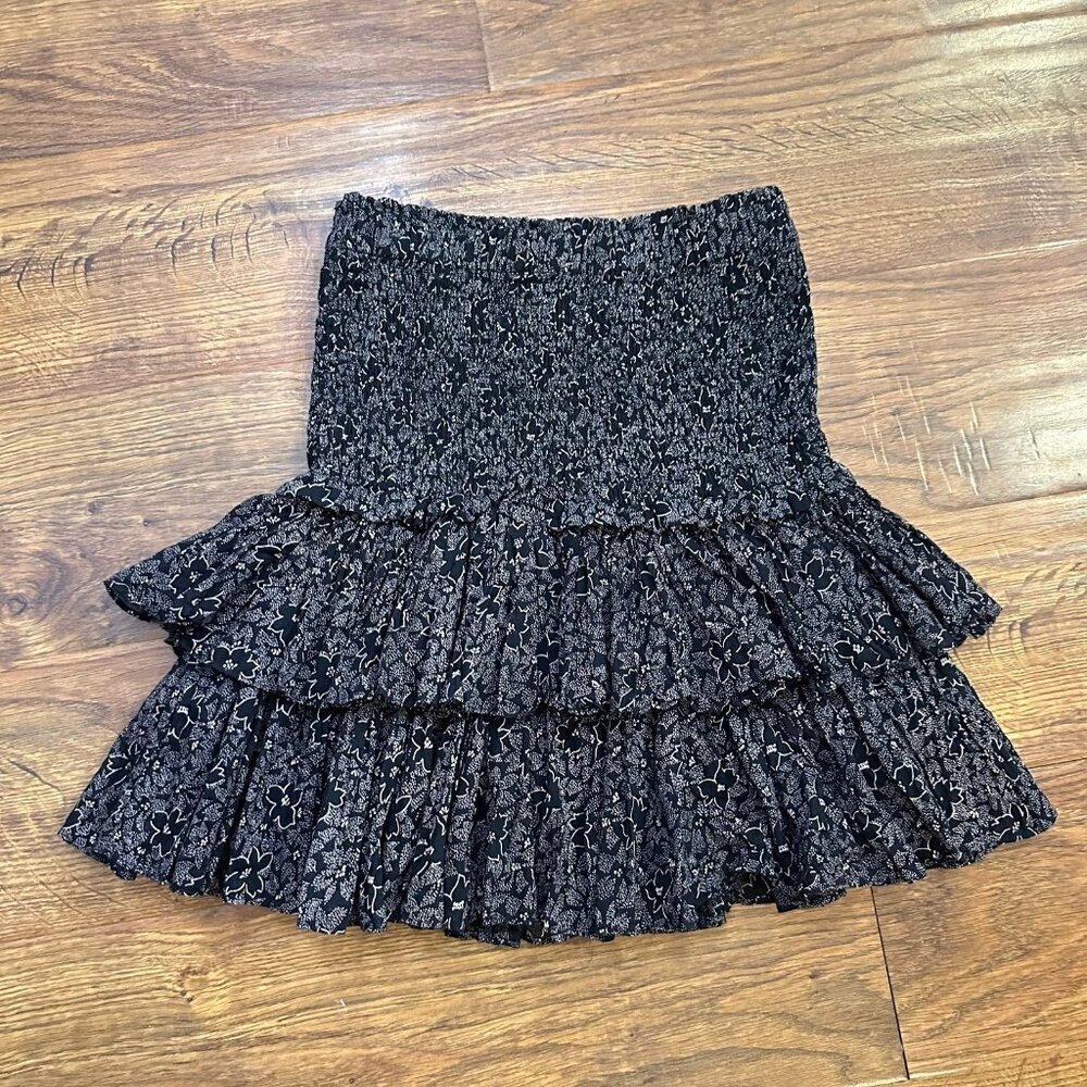 Etoile Isabel Marant Naomi Smocked Mini Skirt - Picture 3 of 5